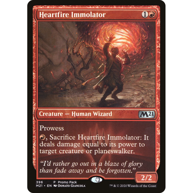 Heartfire Immolator (PPM21-396) - Core Set 2021 Foil