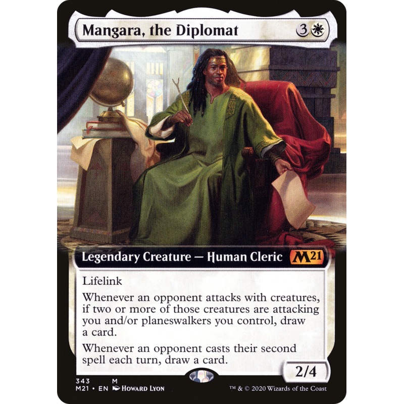 Mangara, the Diplomat (M21-343) - Core Set 2021: (Extended Art)
