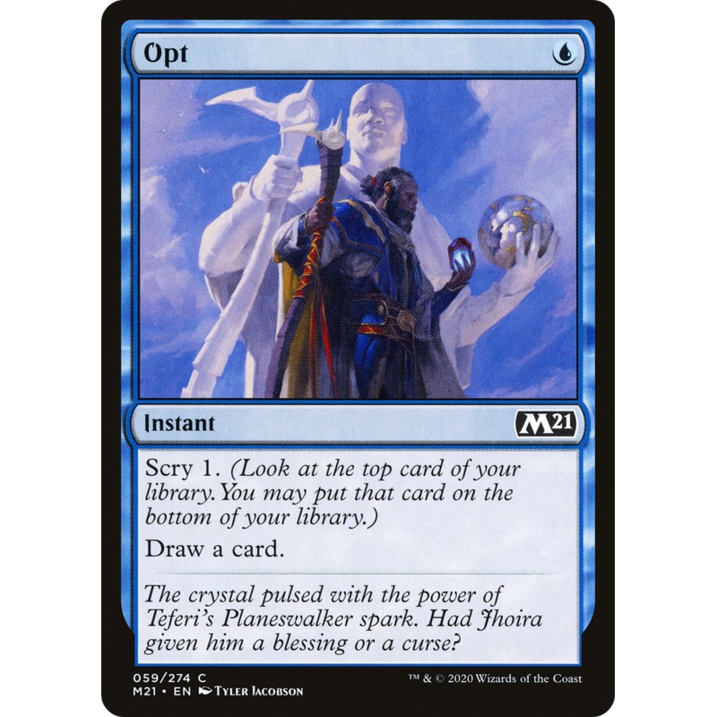 Opt (M21-059) - Core Set 2021 Foil