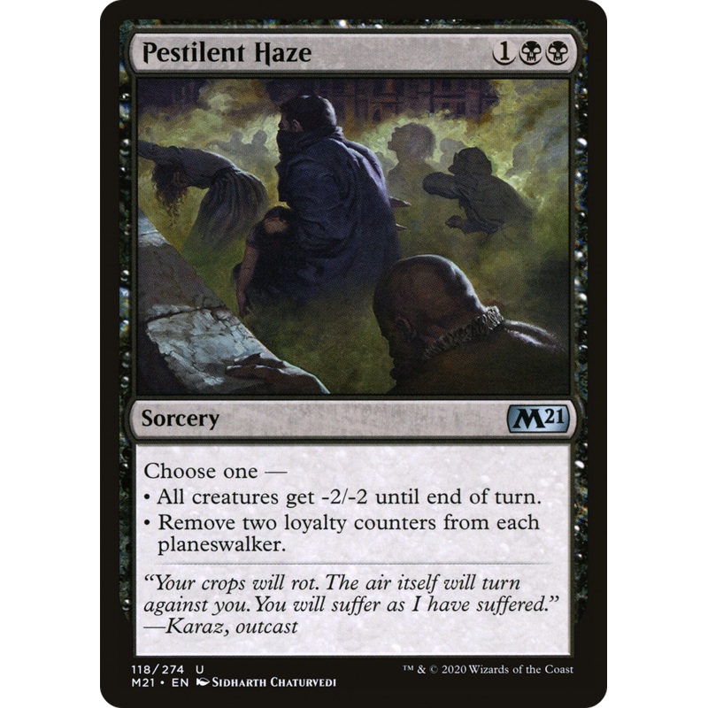 Pestilent Haze (M21-118) - Core Set 2021 Foil