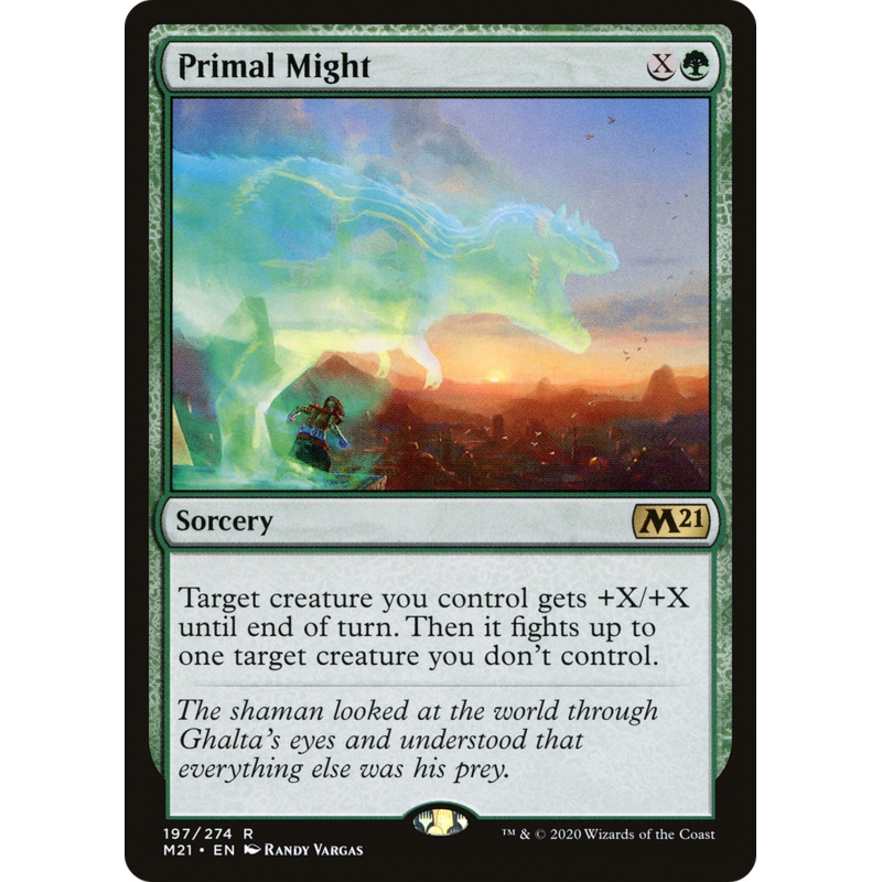 Primal Might (M21-197) - Core Set 2021 Foil