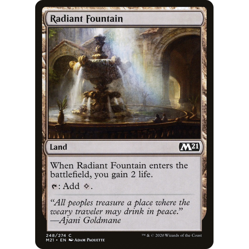 Radiant Fountain (M21-248) - Core Set 2021 Foil