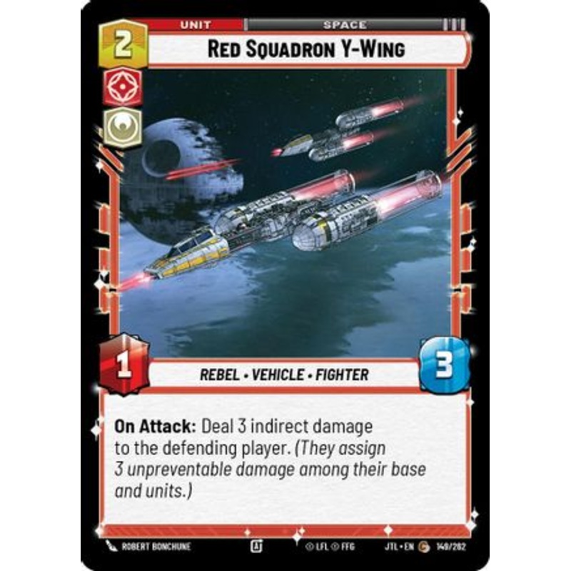 Red Squadron Y-Wing (149/262) - Jump to Lightspeed