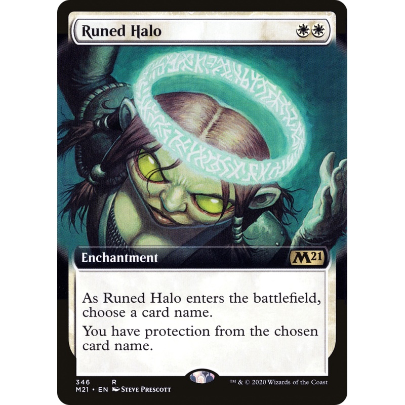 Runed Halo (M21-346) - Core Set 2021: (Extended Art) Foil