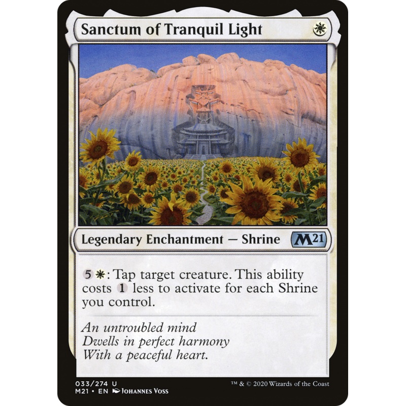 Sanctum of Tranquil Light (M21-033) - Core Set 2021 Foil