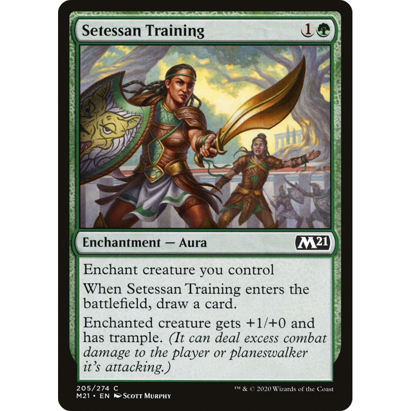Setessan Training (M21-205) - Core Set 2021 Foil