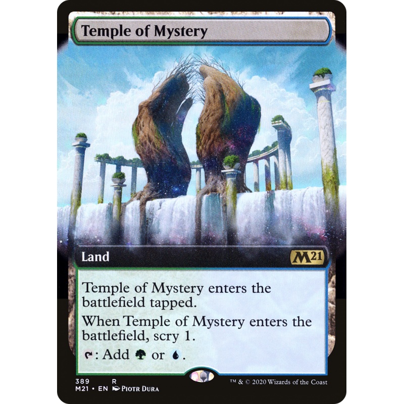 Temple of Mystery (M21-389) - Core Set 2021: (Extended Art)