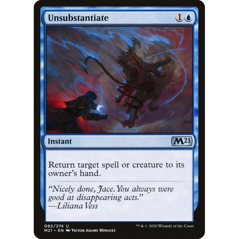 Unsubstantiate (M21-082) - Core Set 2021 Foil