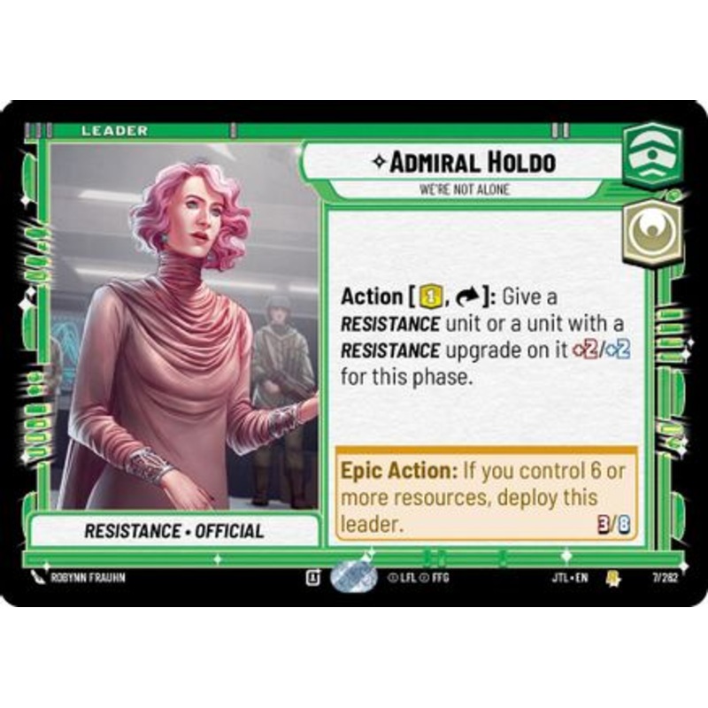 Admiral Holdo - We're Not Alone (007/262) - Jump to Lightspeed
