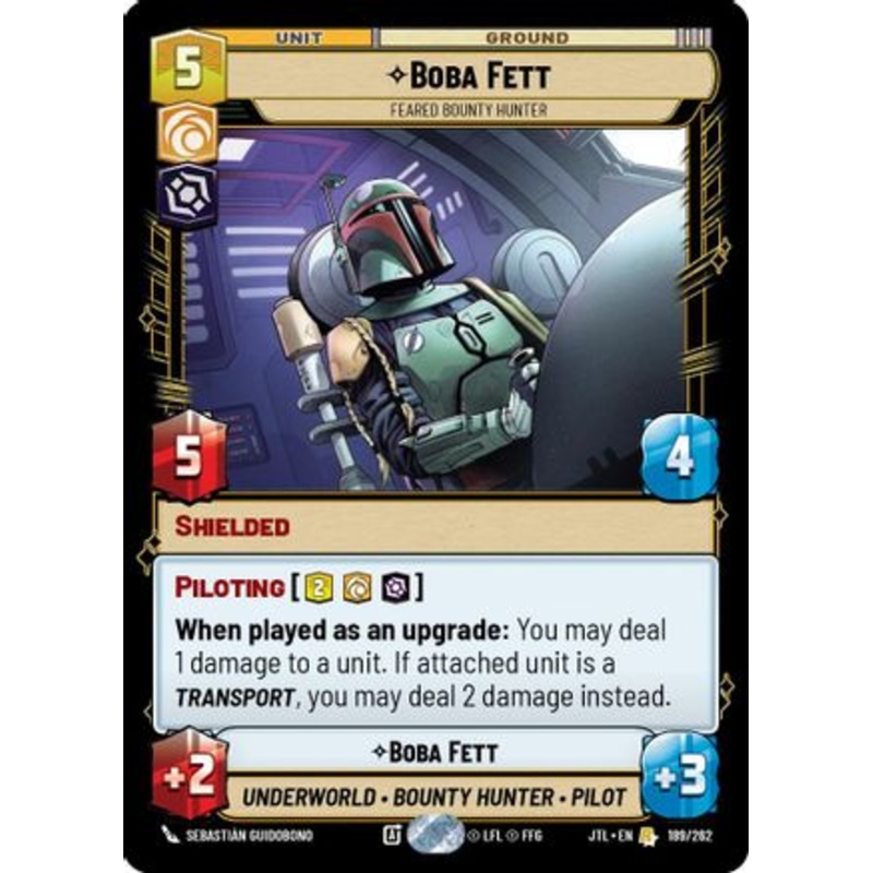 Boba Fett - Feared Bounty Hunter (189/262) - Jump to Lightspeed