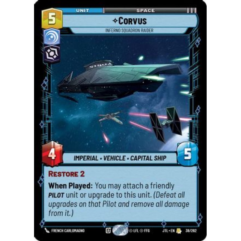 Corvus - Inferno Squadron Raider (038/262) - Jump to Lightspeed