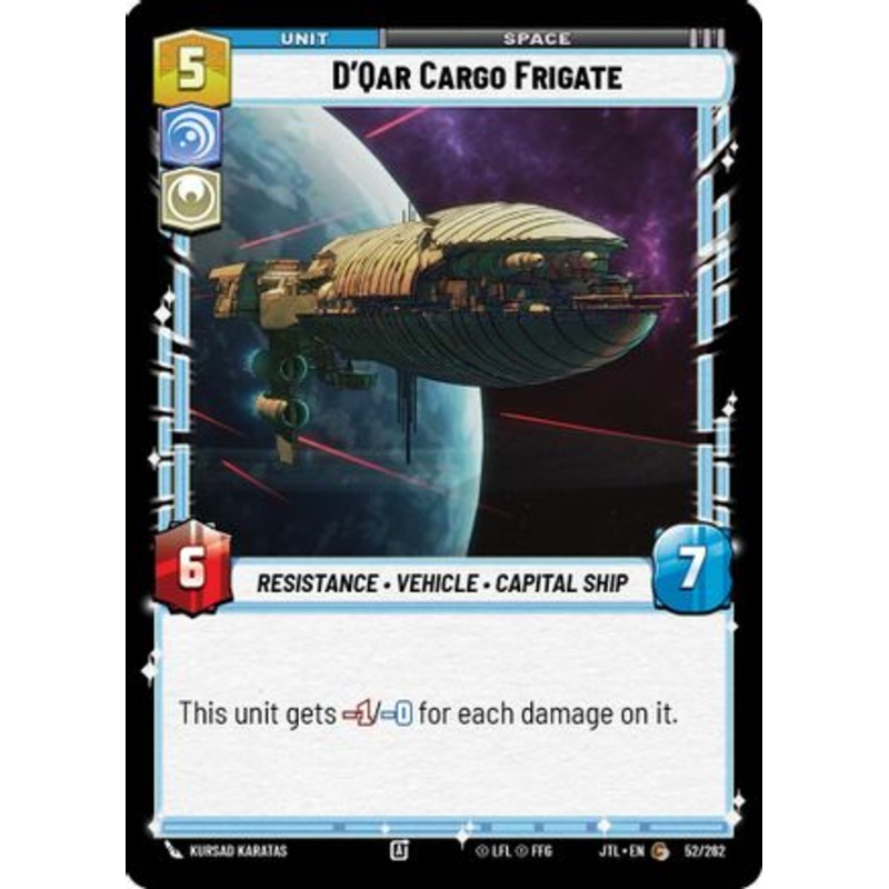 D'Qar Cargo Frigate (052/252) - Jump to Lightspeed