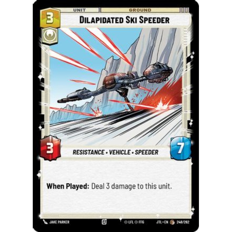 Dilapidated Ski Speeder (248/262) - Jump to Lightspeed