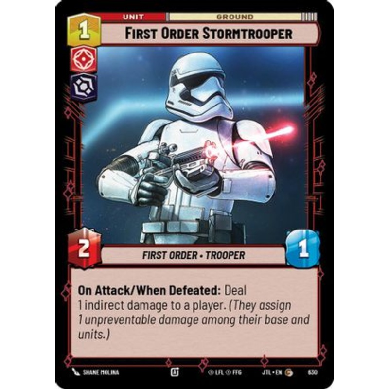 First Order Stormtrooper (Foil) (630) - Jump to Lightspeed Foil