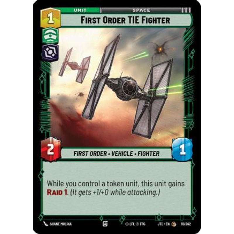 First Order TIE Fighter (081/262) - Jump to Lightspeed