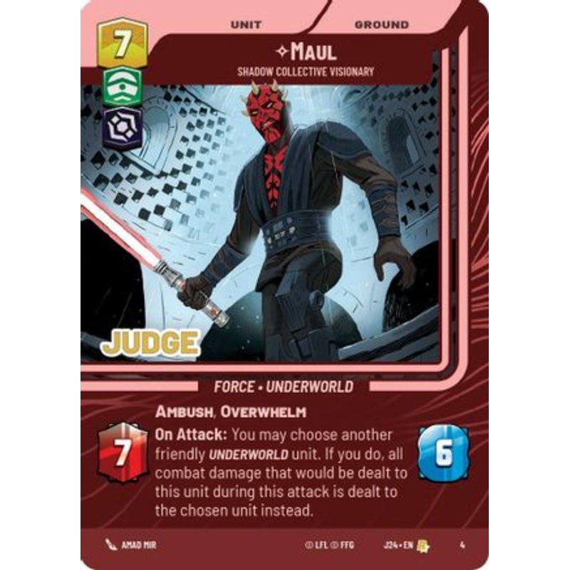 Maul - Shadow Collective Visionary (4) - Judge Promos
