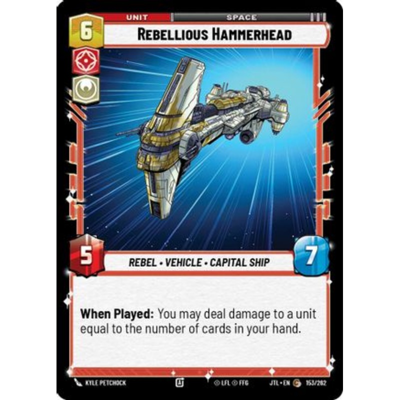 Rebellious Hammerhead (153/262) - Jump to Lightspeed
