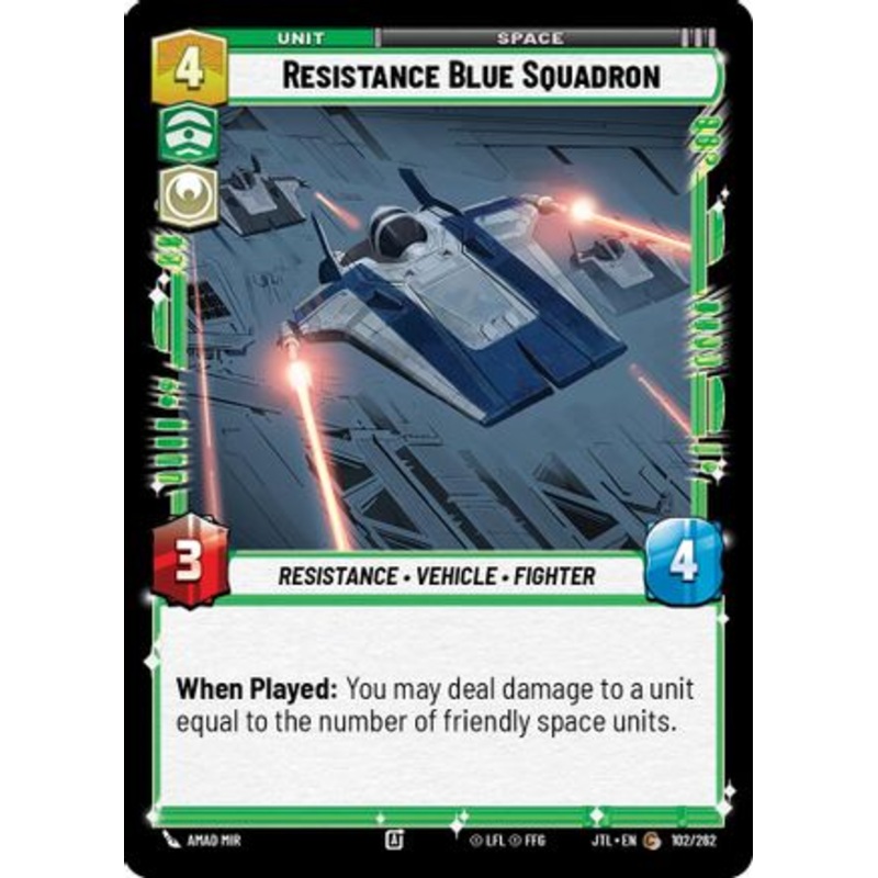 Resistance Blue Squadron (102/262) - Jump to Lightspeed