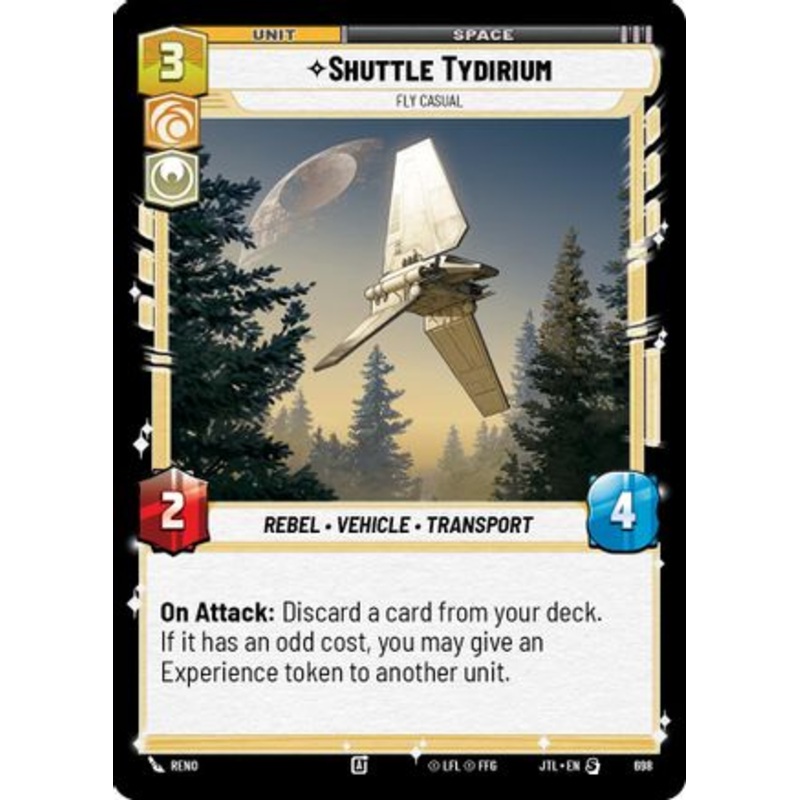 Shuttle Tydirium - Fly Casual (Foil) (698) - Jump to Lightspeed Foil