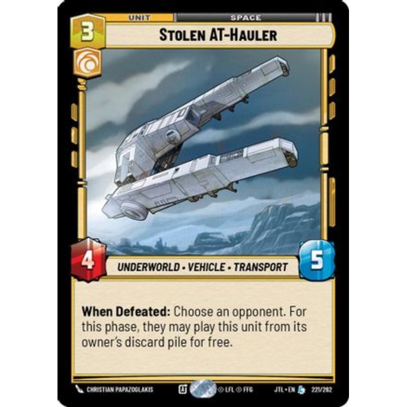 Stolen AT-Hauler (221/262) - Jump to Lightspeed