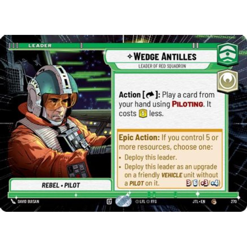 Wedge Antilles - Leader of Red Squadron (Hyperspace) (270) - Jump to Lightspeed