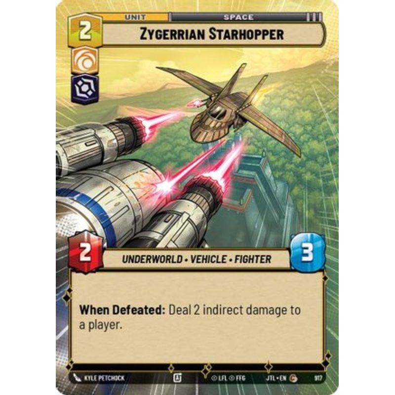 Zygerrian Starhopper (Hyperspace Foil) (917) - Jump to Lightspeed Foil