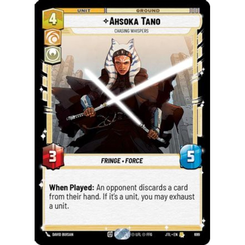 Ahsoka Tano - Chasing Whispers (Foil) (699) - Jump to Lightspeed Foil
