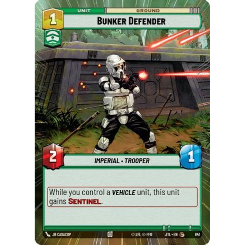 Bunker Defender (Hyperspace Foil) (841) - Jump to Lightspeed Foil
