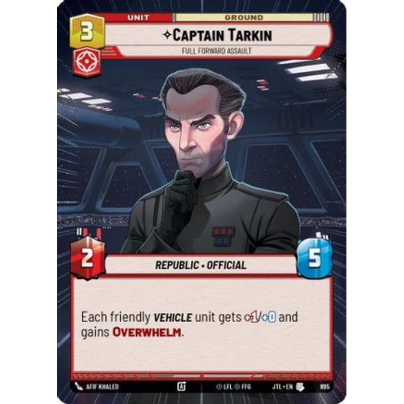 Captain Tarkin - Full Forward Assault (Hyperspace Foil) (895) - Jump to Lightspeed Foil