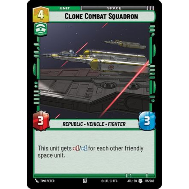 Clone Combat Squadron (115/262) - Jump to Lightspeed
