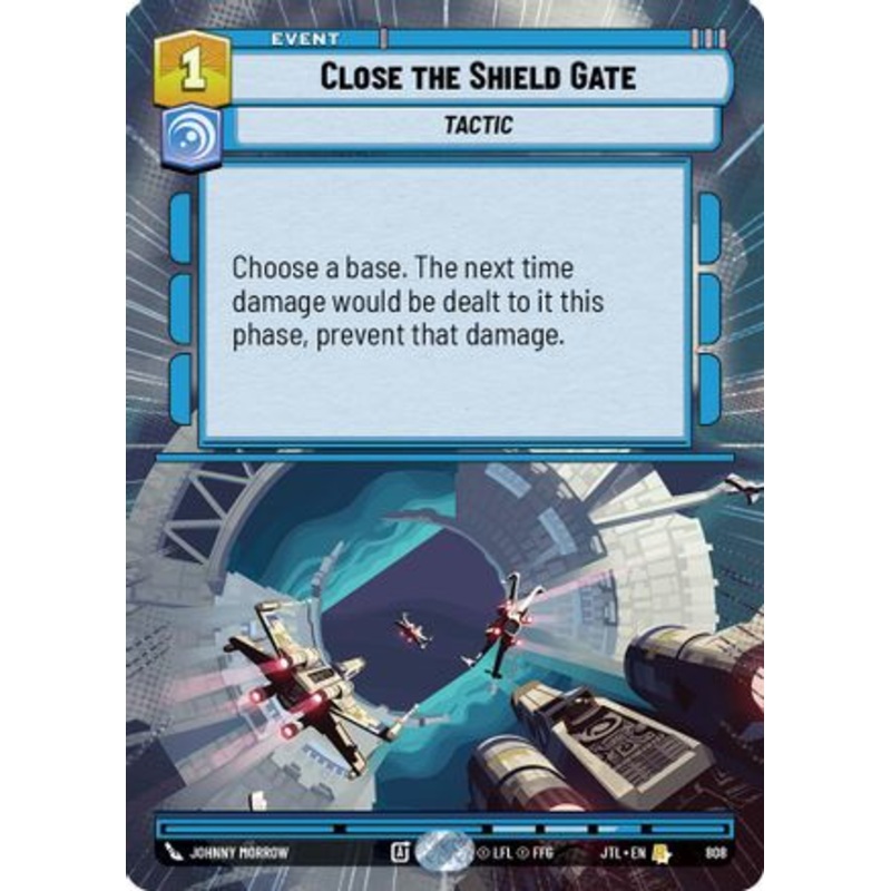 Close the Shield Gate (Hyperspace Foil) (808) - Jump to Lightspeed Foil