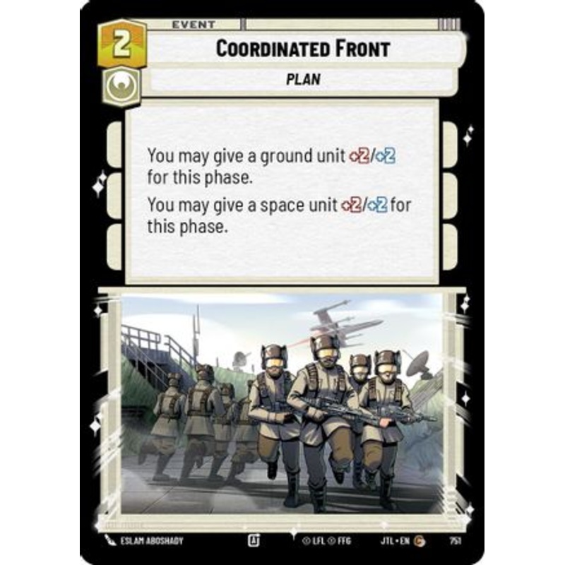Coordinated Front (Foil) (751) - Jump to Lightspeed Foil