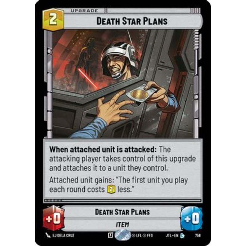 Death Star Plans (Foil) (758) - Jump to Lightspeed Foil