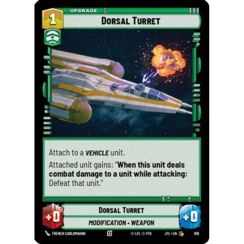 Dorsal Turret (Foil) (618) - Jump to Lightspeed Foil