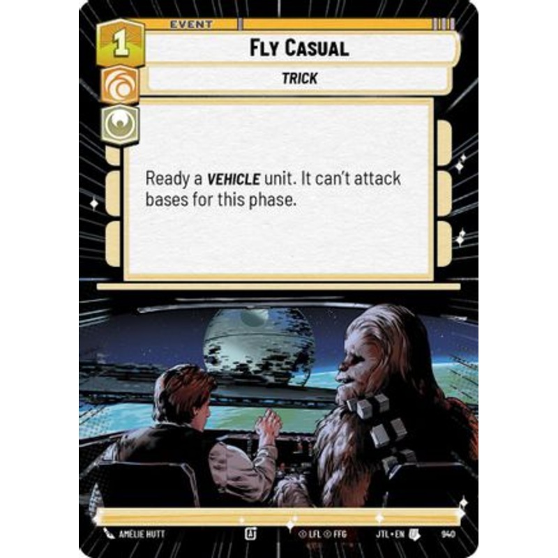 Fly Casual (Hyperspace Foil) (940) - Jump to Lightspeed Foil