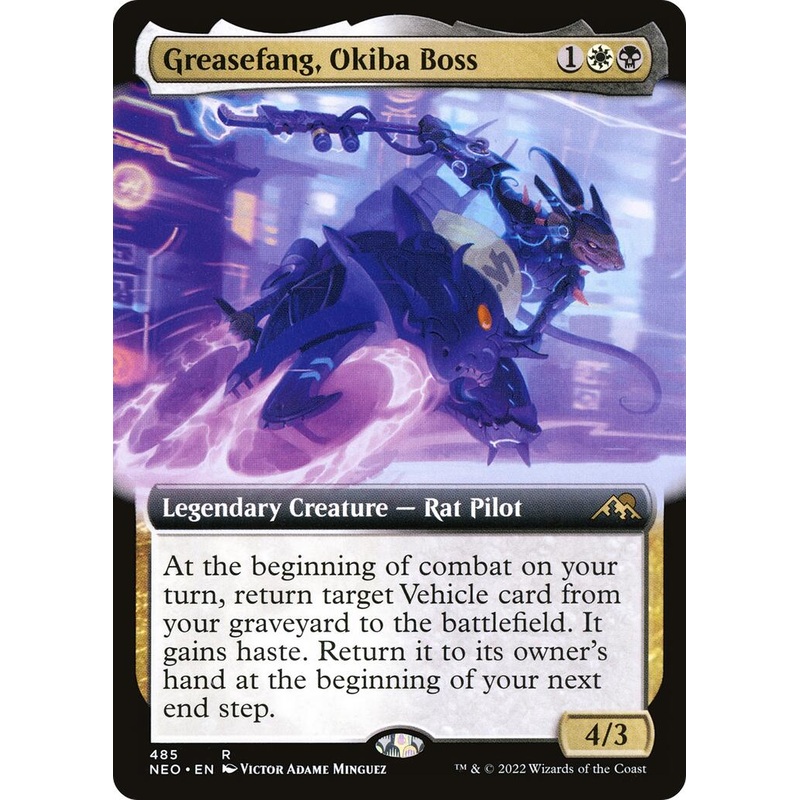 Greasefang, Okiba Boss (Extended Art) [NEO - 485]