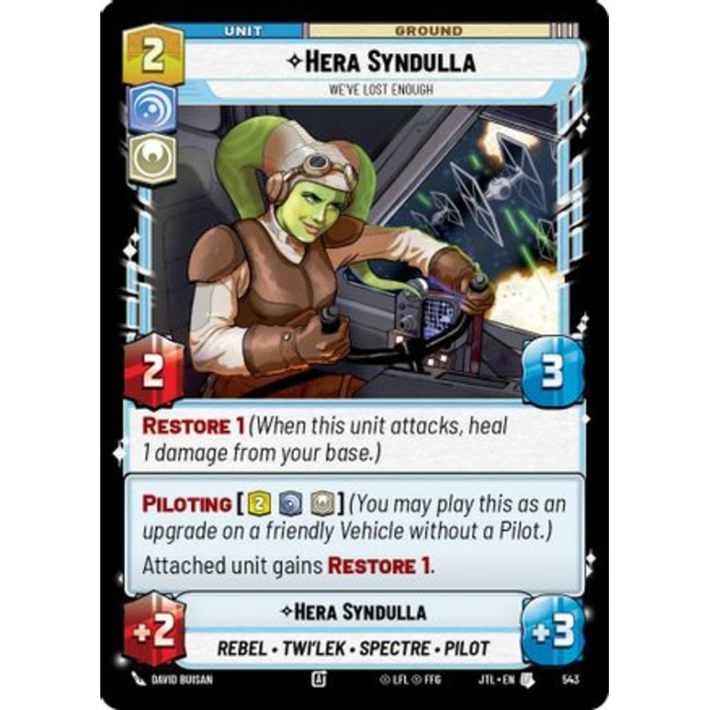 Hera Syndulla - We've Lost Enough (Foil) (543) - Jump to Lightspeed Foil