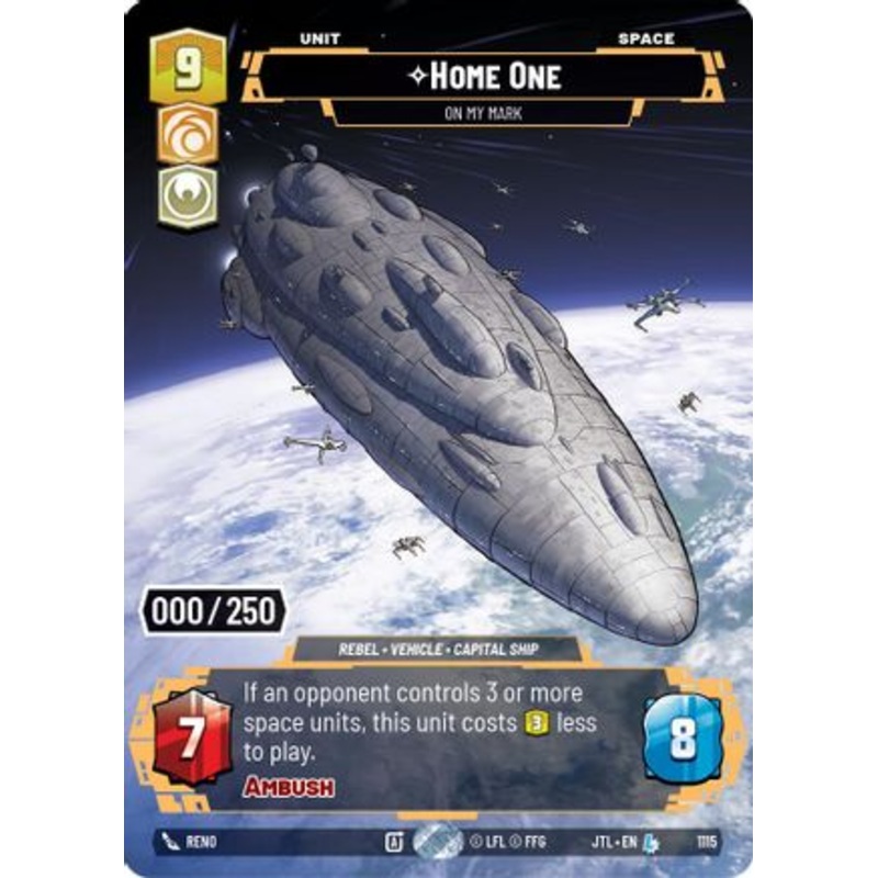 Home One - On My Mark (Serialized) (1115) - Jump to Lightspeed Foil