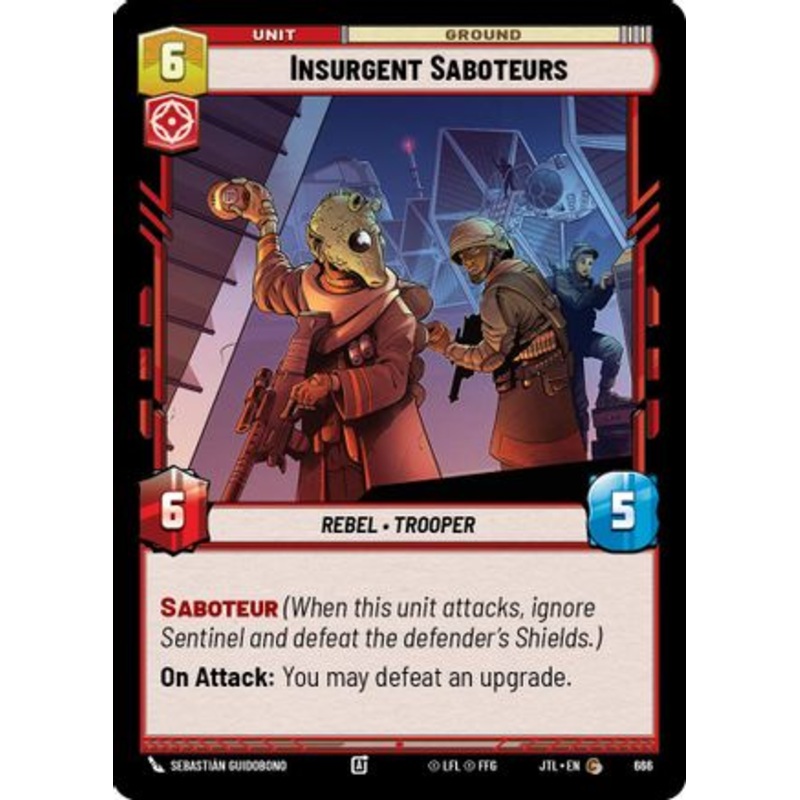 Insurgent Saboteurs (Foil) (666) - Jump to Lightspeed Foil