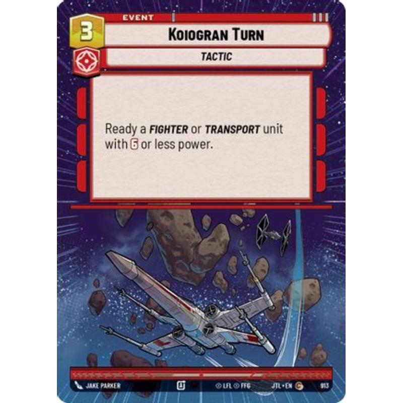 Koiogran Turn (Hyperspace Foil) (913) - Jump to Lightspeed Foil