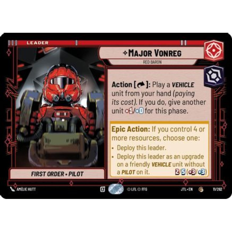 Major Vonreg - Red Baron (011/262) - Jump to Lightspeed