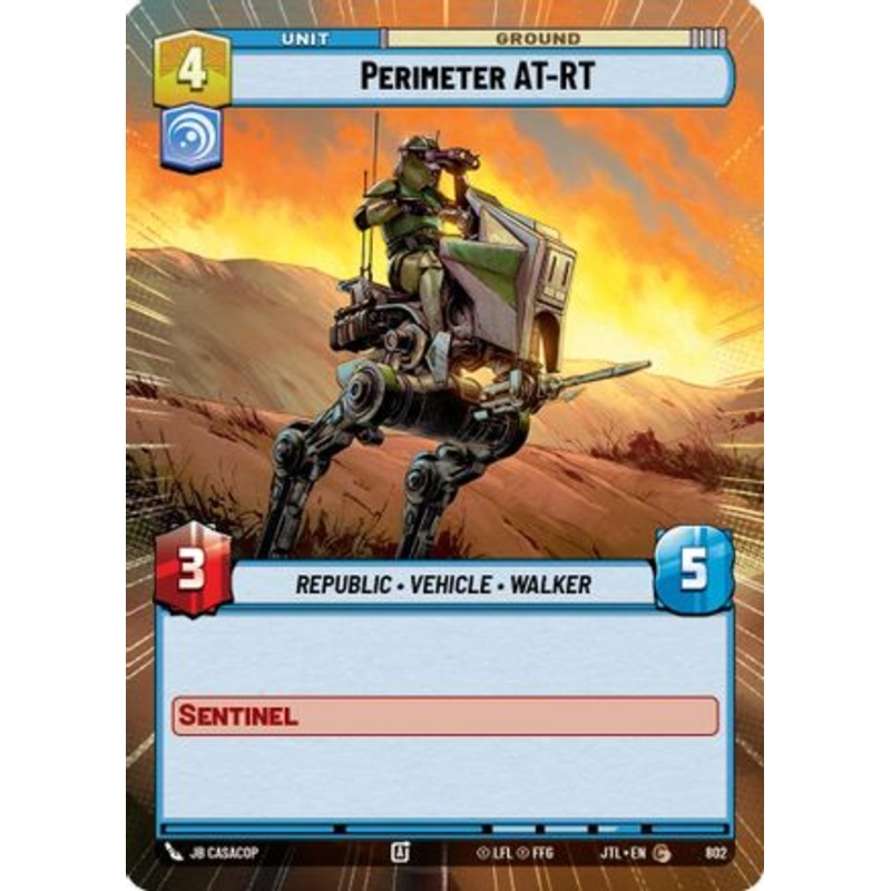 Perimeter AT-RT (Hyperspace Foil) (802) - Jump to Lightspeed Foil