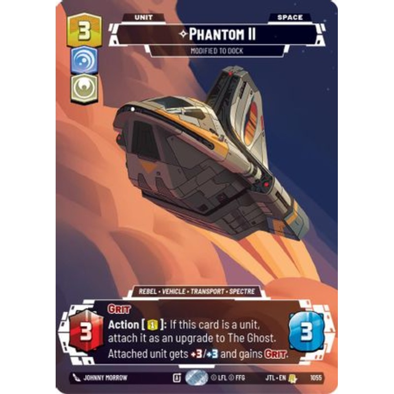 Phantom II - Modified to Dock (Prestige Foil) (1055) - Jump to Lightspeed Foil