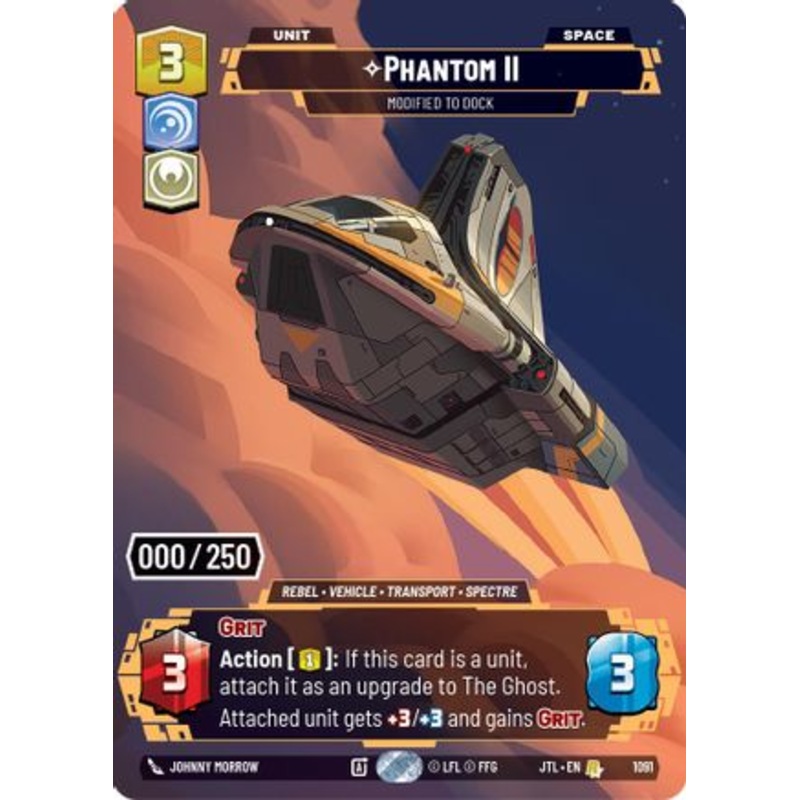 Phantom II - Modified to Dock (Serialized) (1091) - Jump to Lightspeed Foil