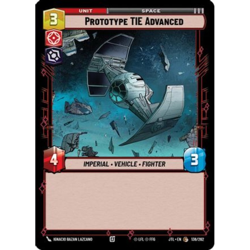 Prototype TIE Advanced (136/262) - Jump to Lightspeed