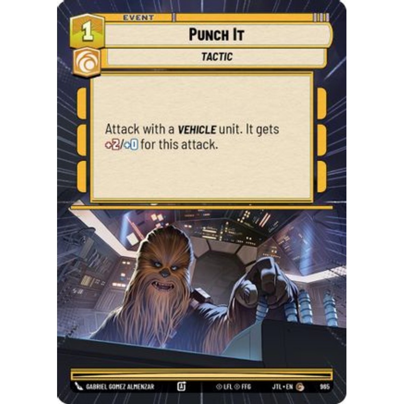 Punch It (Hyperspace Foil) (965) - Jump to Lightspeed Foil