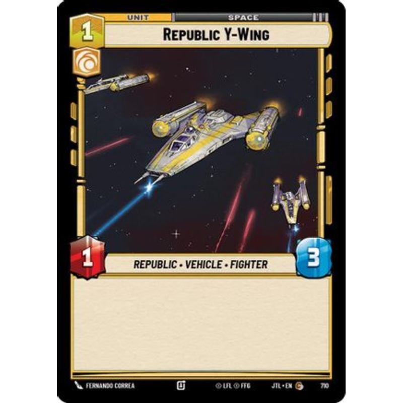 Republic Y-Wing (Foil) (710) - Jump to Lightspeed Foil