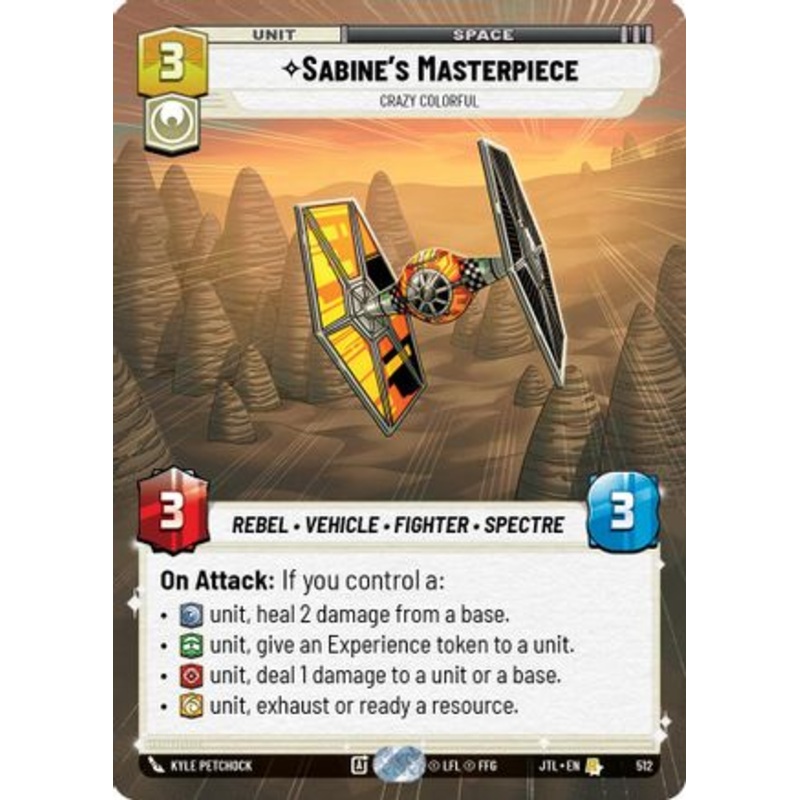 Sabine's Masterpiece - Crazy Colorful (Hyperspace) (512) - Jump to Lightspeed