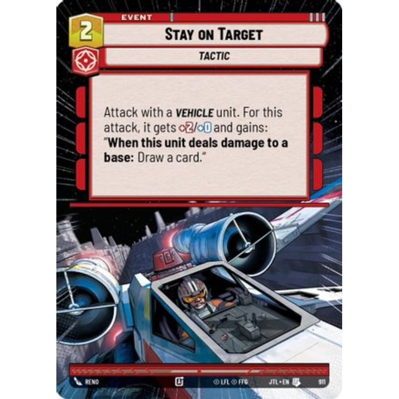 Stay on Target (Hyperspace Foil) (911) - Jump to Lightspeed Foil