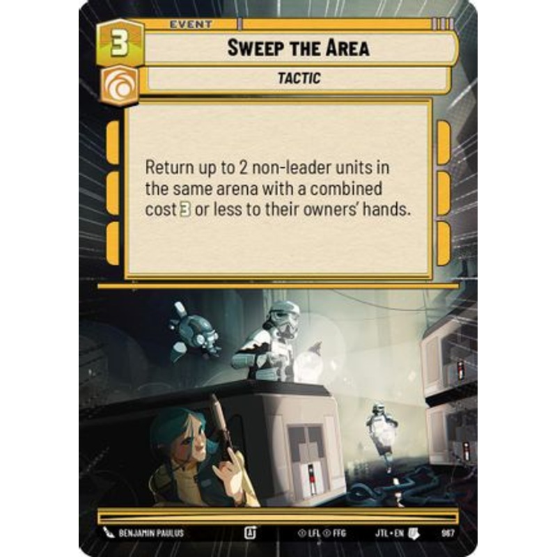 Sweep the Area (Hyperspace Foil) (967) - Jump to Lightspeed Foil